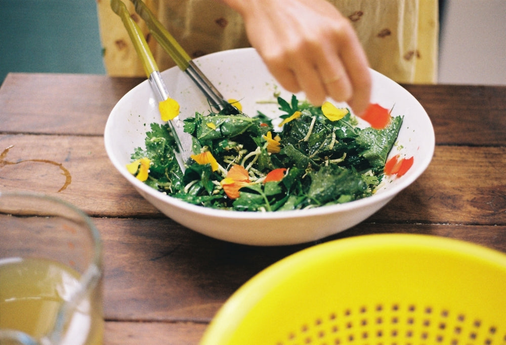 Carter Were, Summer Series 03. Garden Salad with Coriander & Parsley Pesto