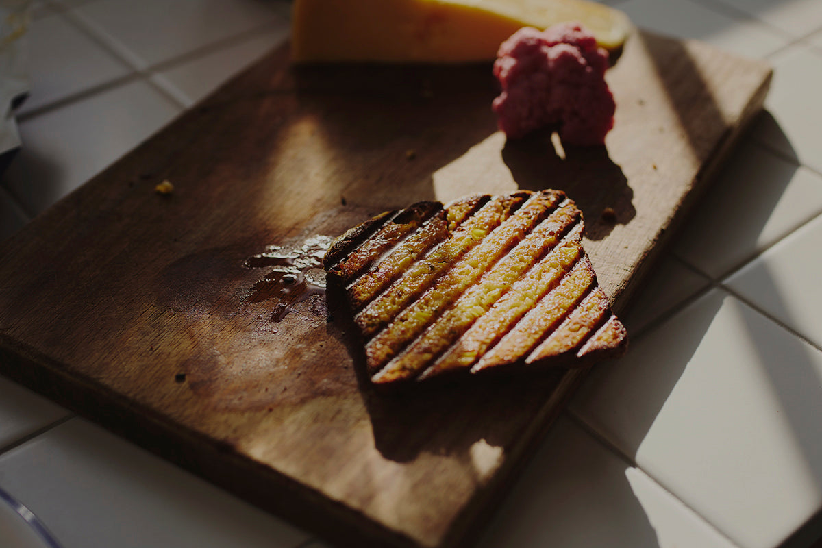 Golden Sustenance, Fermented Lentil Miso Cornbread