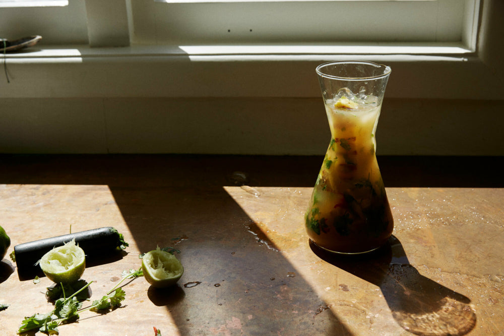 Grilled Pineapple Mezcal Jug